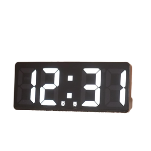 USB powered hiện đại đơn giản sáng tạo đa chức năng thạch anh điện tử gương đồng hồ báo thức sáng im lặng bàn bảng đồng hồ - Product Image 3