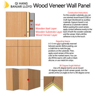 Nouveau matériau décoratif : panneau en placage de bois de bambou carbonisé, idéal pour les murs TV. - Product Image 2