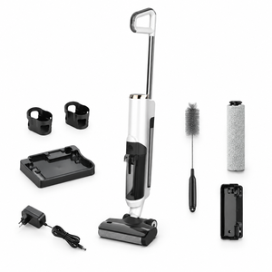 <span class=keywords><strong>Aspirateur</strong></span> sans fil ultra <span class=keywords><strong>silencieux</strong></span> pour nettoyage humide <span class=keywords><strong>et</strong></span> sec, idéal pour le nettoyage quotidien de la maison, avec une puissante aspiration, auto-nettoyant <span class=keywords><strong>et</strong></span> écran LED - Product Image 2