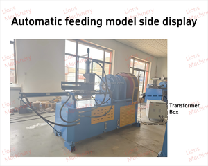 ماكينة تشكيل طرف صغير مدبب للتغذية بتخفيضات كبيرة ، ماكينة تشكيل مخروط الأنابيب المعدنية ، ماكينة انكماش تفتق الأنابيب الفولاذية - Product Image 3