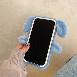 Custodie per telefoni in peluche con punto cartone animato 3D per iPhone 15 14 13 12 11 Pro Max XR XS MAX X <span class=keywords><strong>coppia</strong></span> <span class=keywords><strong>Cover</strong></span> morbida Anti-goccia - Product Image 5