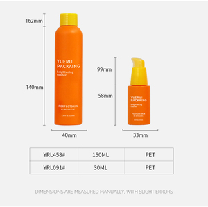 Botella vacía de tónico esencial YUERUI PET con tapa abatible y pulverizador <span class=keywords><strong>Tiger</strong></span> de 30 ml, botella con bomba para loción o suero, set de envases para el cuidado de la piel. - Product Image 2