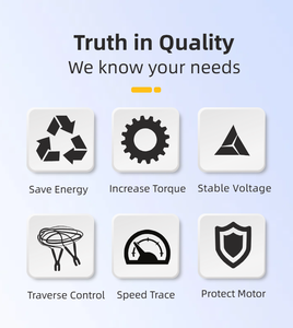 Inverter frekuensi VFD tipe Umum manufaktur profesional Tiongkok kecepatan variabel vektor Drive 380V 37KW Motor tiga fase IP20 - Product Image 3