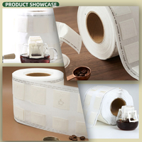 Sac de café de goutte à goutte de filtre de fibre non tissée de cachetage ultrasonique en petit pain