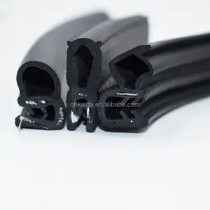 Custom Durable EPDM extrusion black Weatherstrip Car Door Rubber sealing strip
