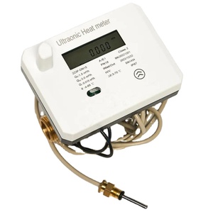パイプ接続IP68超音波ヒートメーターBTUメーター水真鍮OEM RS485 Modbus M-Bus EN1434出力AMRシステムHVAC - Product Image 1