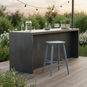Tabouret de bar, siège en métal et en bois, noir, avec Base en métal, pour comptoir de Bar et tabouret de cuisine, meubles de salon - Product Image 3