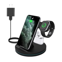 Penjualan Terbaik 3 in 1 pengisian nirkabel beberapa stasiun untuk Apple Iphone untuk Airpods Pro/untuk Iwatch