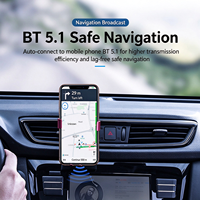 Adaptateur USB pour voiture BT 5.1 AUX, émetteur-récepteur, dongle, adaptateur audio USB sans fil, câble compatible avec les voitures et les bus