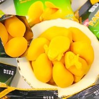 Factory Direct Custom Hot Sell Bulk Soft Jelly Candy Peelable Mango Fruity Gummy Candy Multi-Colored Sweet 72g Bag