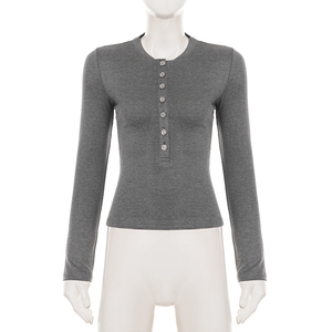 Women's Casual <b>Long</b> <b>Sleeve</b> Canvas Solid Color Button Down Stretchy Slim Fit Breathable Blouse Streetwear <b>Top</b> - Product Image 6