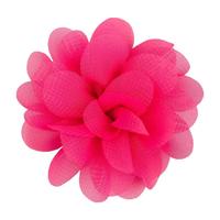 39 couleurs, patchs de fleurs en mousseline 3D, 5 cm, faits à la main, 2 pouces, décoration, tissu en maille pour fleurs DIY, pour bandeaux/broches/chaussures/robes