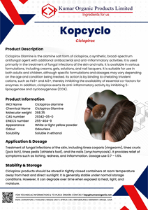 Ciclopirox, Ingrediente Antifúngico en Polvo para el Cuidado del Cabello, Cuidado del Cuero Cabelludo, Dermatitis Seborreica y Cuidado de las Uñas - Product Image 5