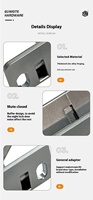 Vente en gros Nouveau RV Accessoires Modification Boucle de verrouillage Yacht Maison Cabinet Porte Tiroir Serrure cachée Armoire externe Tiroir Loquet