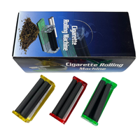 Accessoires pour fumer en plastique de 70 mm, machine à rouler les cigares, tabac