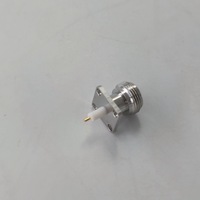 Connecteur coaxial RF femelle de type N à bride de 17,5 mm², étanche, avec isolateur de 8 mm et broche de 3 mm