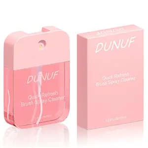 DUNUF Quick Rafresh Brush Spray Cleaner 35ML Strawberry flavor DEEP CLEANSINGNO RESIDUE MILD FORMULA EXTEND TOOL LIFER