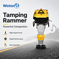 Compacteur vibrant industriel OEM pour terrassement avec moteur puissant pour la construction routière