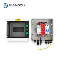 Caja Combinadora Solar Fotovoltaica para Techo, OEM ODM, Venta al por Mayor de Fábrica, 1 Entrada 1 Salida, 600V DC, 4.5kA, IP65, Protección con Fusible MCB SPD