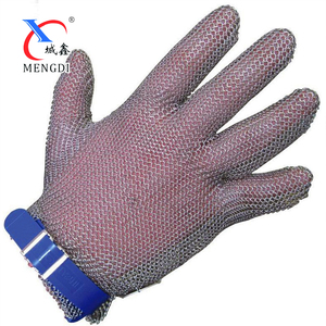 <span class=keywords><strong>Gant</strong></span> à cinq doigts en maille métallique en acier inoxydable <span class=keywords><strong>pour</strong></span> la coupe <span class=keywords><strong>de</strong></span> <span class=keywords><strong>boucher</strong></span> <span class=keywords><strong>de</strong></span> cuisine - Product Image 1