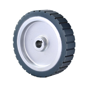 Núcleo de alumínio 125x30mm, poliuretano agv condução caster - Product Image 3