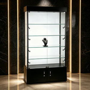 Los Comercios Minoristas Utilizan Muebles de Exhibición y Mostradores. Vitrinas de Vidrio Personalizadas al por Mayor. Exhibidores con Iluminación LED y Cerradura - Product Image 6