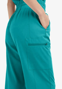 Biểu Tượng Tùy Chỉnh Ngắn Tay Áo Thời Trang Jogger Y Tế Chà Bộ Dệt Vải Bệnh Viện Bác Sĩ Phong Cách Đồng Phục Cho Vẻ Đẹp Salon Sử Dụng - Product Image 4