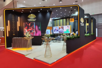Table de cocktail moderne glamour en fil d'or Design élégant en métal pour les hôtels