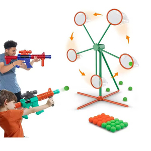 Outdoor-Schieß spiel Spielzeug Kunststoff Soft Bullet Gun Mit Moving Shooting Tagets und 2 Popper Air Soft Gun Toys - Product Image 1