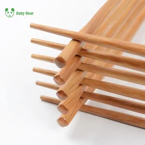Vente directe d'usine de luxe de baguettes en bambou torsadées pour la santé et la protection de l'environnement