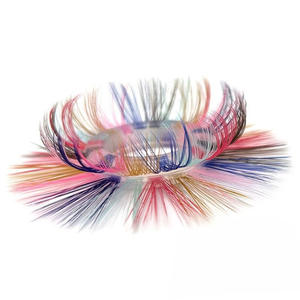 Bague œil de mouton double couche colorée en silicone avec perle incrustée, artisanat exquis pour adulte - Product Image 5