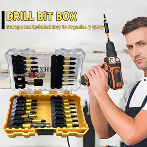 Kezhide 27 Piece Impact <b>Screwdriver</b> <b>Bit</b> <b>Set</b> Hex Shank Magnetic Extension Rod For Phillips Torx Flathead Square <b>Bits</b> - Product Image 5