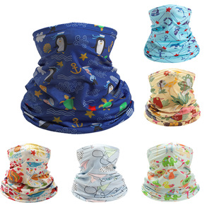 Children's Printed Scarf X16 Styles HD Cartoon Multi Functional Outdoor Sun Protection Face Mask Kids' Hiking Cycling Windproof - Product Image 5