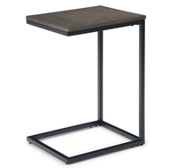 Vente en gros Table d'appoint pliable High-C Table d'appoint pour ordinateur portable avec glissières en bois sous le canapé-lit pour salon et chambre à coucher