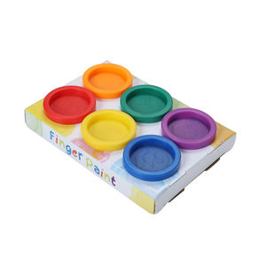 Tbc Hot Selling Wasbaar Vingerverven Niet-Giftige Kinderen Diy Gieten Pigment Spelen Organische Acrylverf 6 Kleuren Mini Pigme - Product Image 6