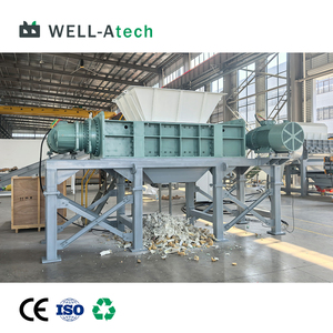Industrial Double Shaft Shredder for Metal Wood Plastic <strong>Rubber</strong> <strong>Shredding</strong> Recycling Machine With Heavy Medium Mini Style - Product Image 1