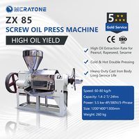 Presse à vis ZX85 pour l'extraction d'huile, presse à huile de palmiste, prix usine pour usine de traitement des graines oléagineuses en Afrique