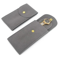 Cadeau de bijoux de voyage personnalisé Velert vert noir gris pochettes de montre sac de rangement pour pochette rolex pochette rouge omega