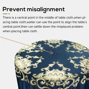 Siwei Bán Buôn Vòng Khăn Trải Bàn Polyester Cotton Cảm Thấy Vòng Khăn Trải Bàn Tiệc Cưới Bảng Bìa Cho Các Sự Kiện - Product Image 2