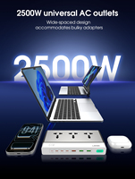Multiprise LDNIO SC3 10-en-1 GaN 100W PD à charge rapide 2500W AC multi-ports pour bureau, maison et usage domestique
