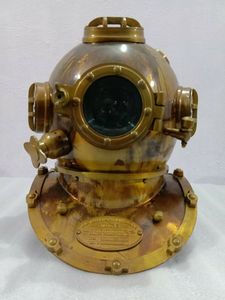 Nouveau casque de plongée sous-Marine snorkeling, accessoire Antique en laiton, décor pour bureau, Table et vitrine, - Product Image 3