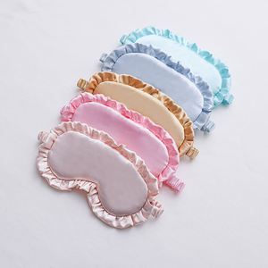 หน้ากากปิดตา Ruffles Girls Wholesale แบบไลท์เชดดิ้ง สำหรับใช้ในชีวิตประจำวันและการเดินทาง โรงแรม สปา พร้อมสายรัดยางยืดปรับได้ - Product Image 1