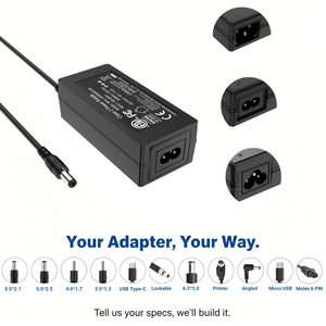 Adattatore AC/DC da Scrivania MYIXI Certificato CE/FCC 100-240V 60W 12V 5A USB-C per PC/Tablet - Product Image 4