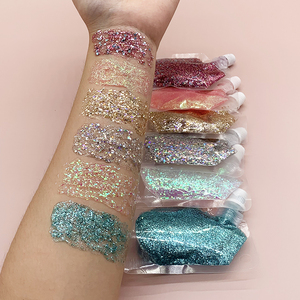 Gel pailleté 40 ml, sac, mode, coloré, personnalisé, pour le corps et les cheveux, brillant, longue durée, écologique, non toxique, facile à appliquer - Product Image 6