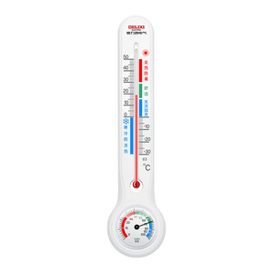 Thermomètre hygromètre Delixi Electric pour intérieur et extérieur, sans batterie, montage mural, utilisation domestique et en serre, durable 10 ans - Product Image 5