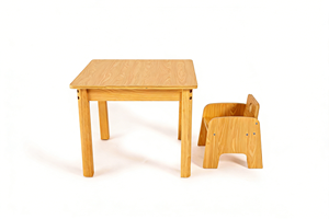 Table Moderne en Bois pour Enfants, Bureau pour Tout-Petits pour l'École, la Crèche, la Chambre et l'Atelier - Product Image 4