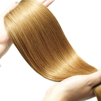 Extensions de cheveux humains en trame, cheveux chinois à cuticules alignées, Remy vierges, double tirage, 14-24 pouces, couleur personnalisée