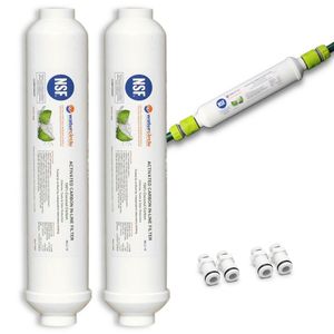 2 giai đoạn Caravan lọc nước 12 "trầm tích + 10" bạc Inline lọc Vườn Hose - Product Image 3