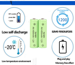 แบตเตอรี่นิกเกิลโลหะไฮไดรด์แบบชาร์จไฟได้1.2V NiMH AA 2600mAh - Product Image 5