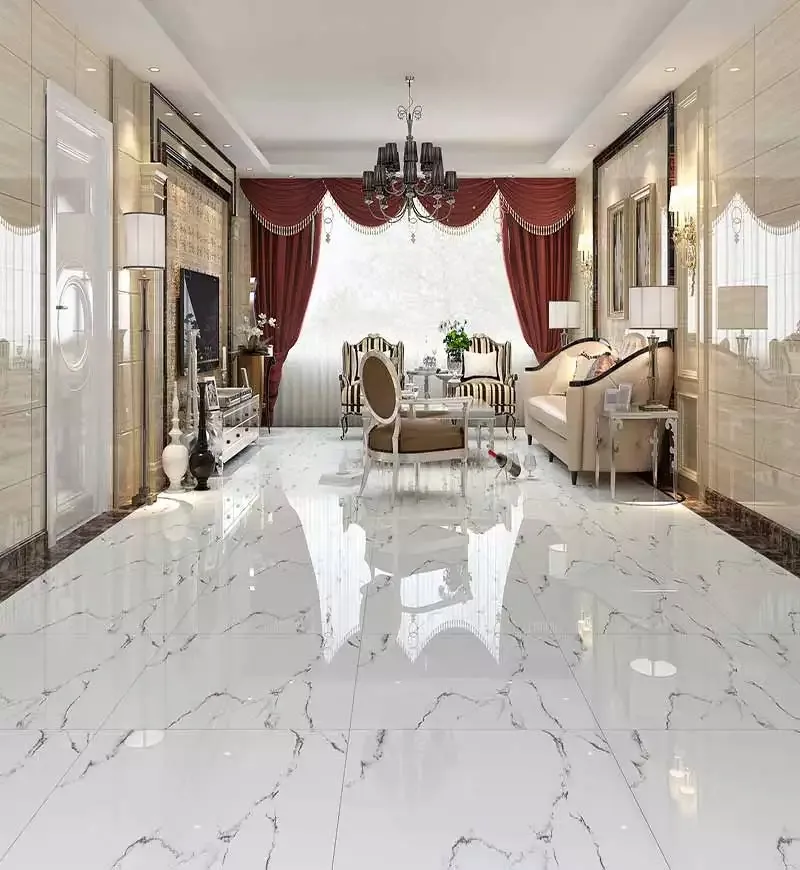 Wholesale Carpet Ceramic Marble Wall Bathroom Garage Polished Glazed Porcelain 60x60 80x80 Floor Tiles
